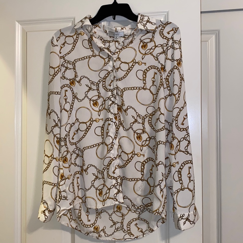 Ovi Heart Lock and Key Blouse